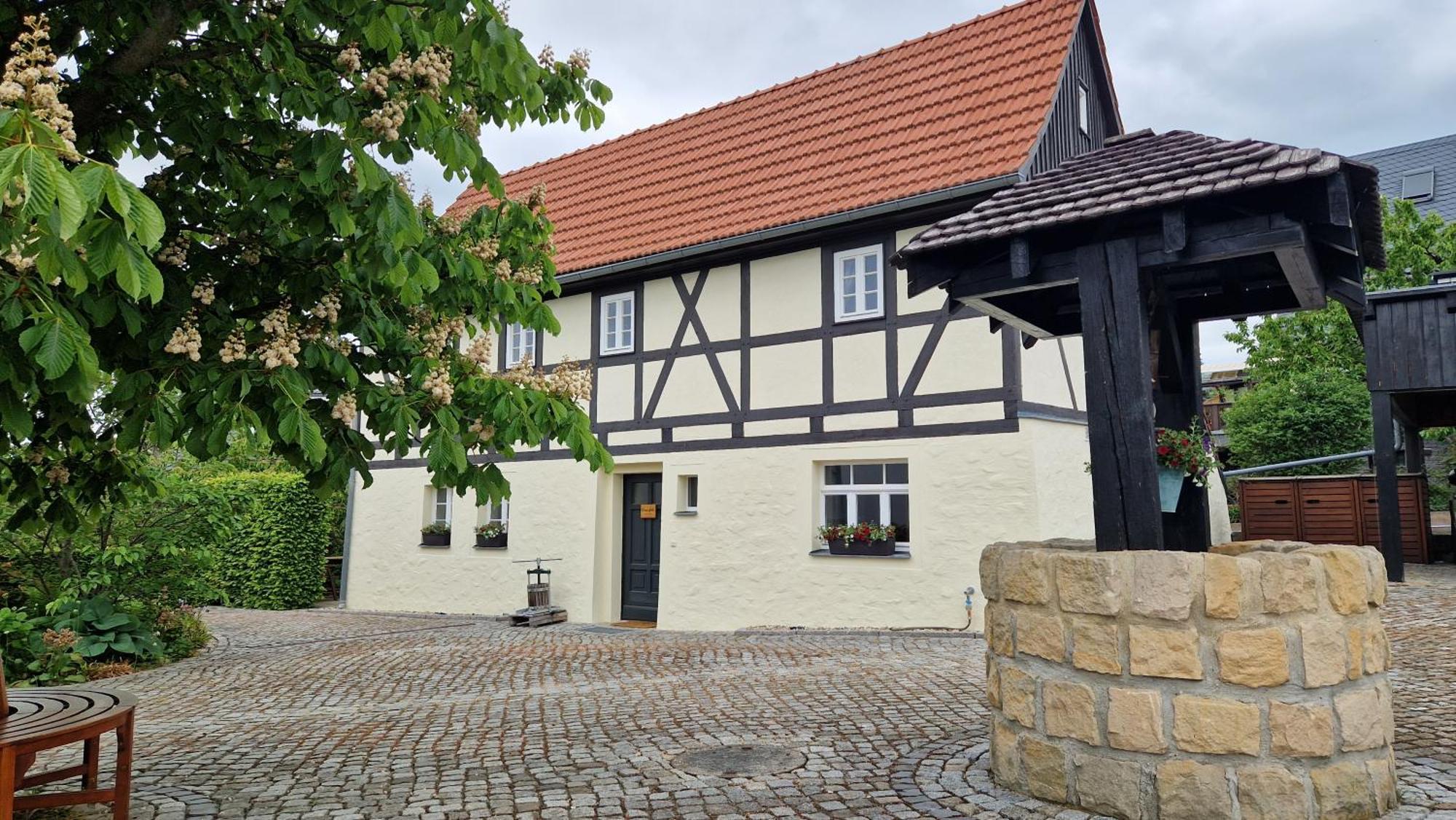 Winzerglueck Apartment Weinboehla ภายนอก รูปภาพ